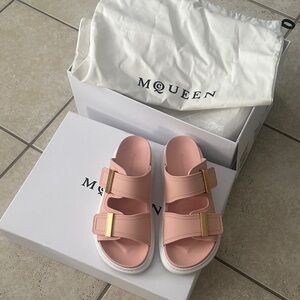 EUC Alexander McQueen pink Sandals